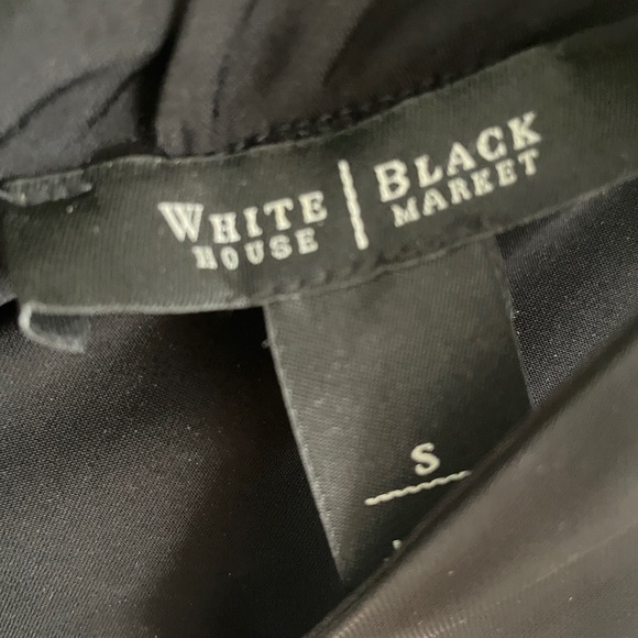 White House Black Market black and white halter - Picture 4 of 4